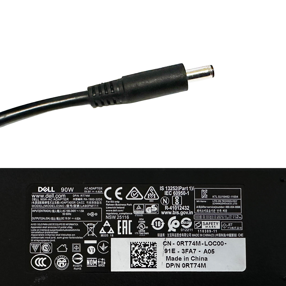 Dell LA90PM111 90W 19.5V 4.62A AC Adapter Charger 7.4mm OEM